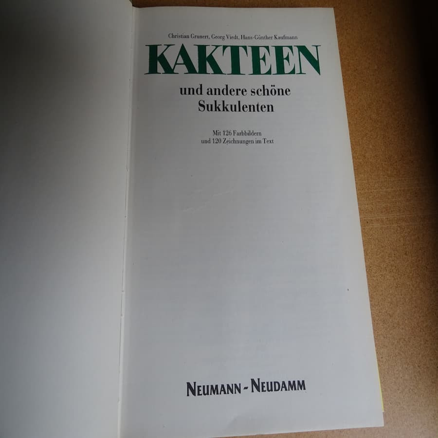 Kakteen und andere schöne Sukkulenten